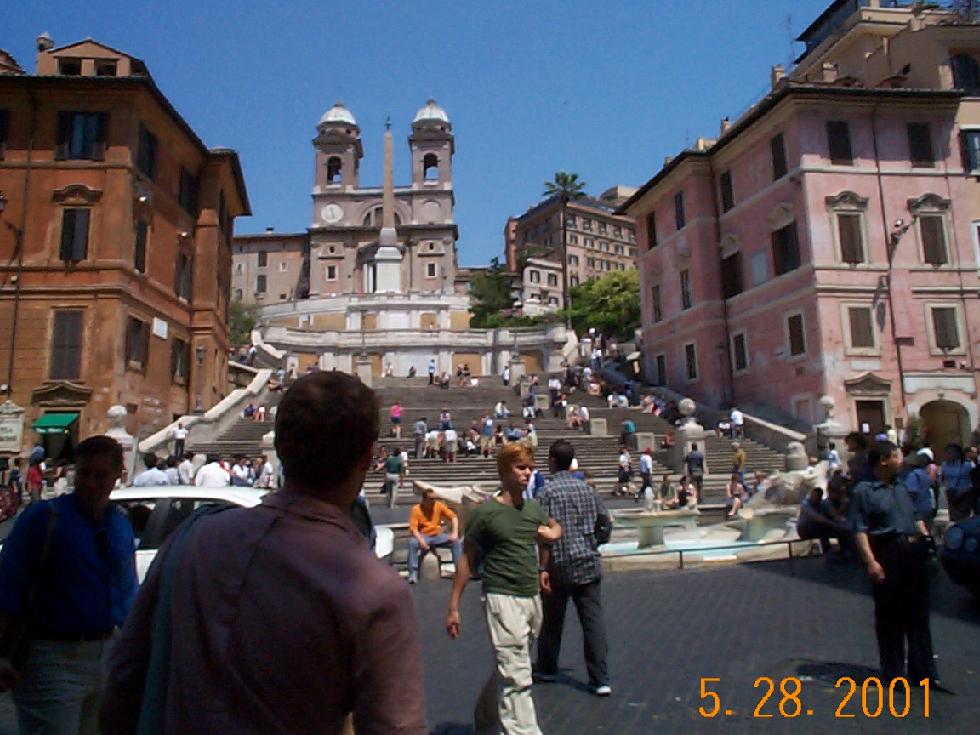Up the Scalinata - A view from Piazza di Spagna